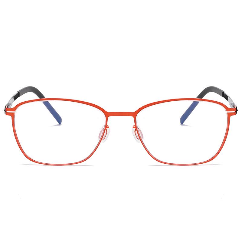 Berlin Schraubenlose Light Luxury Brille: Retro-Stil, Unisex, Hochwertige Herbst-Brillenfassungen