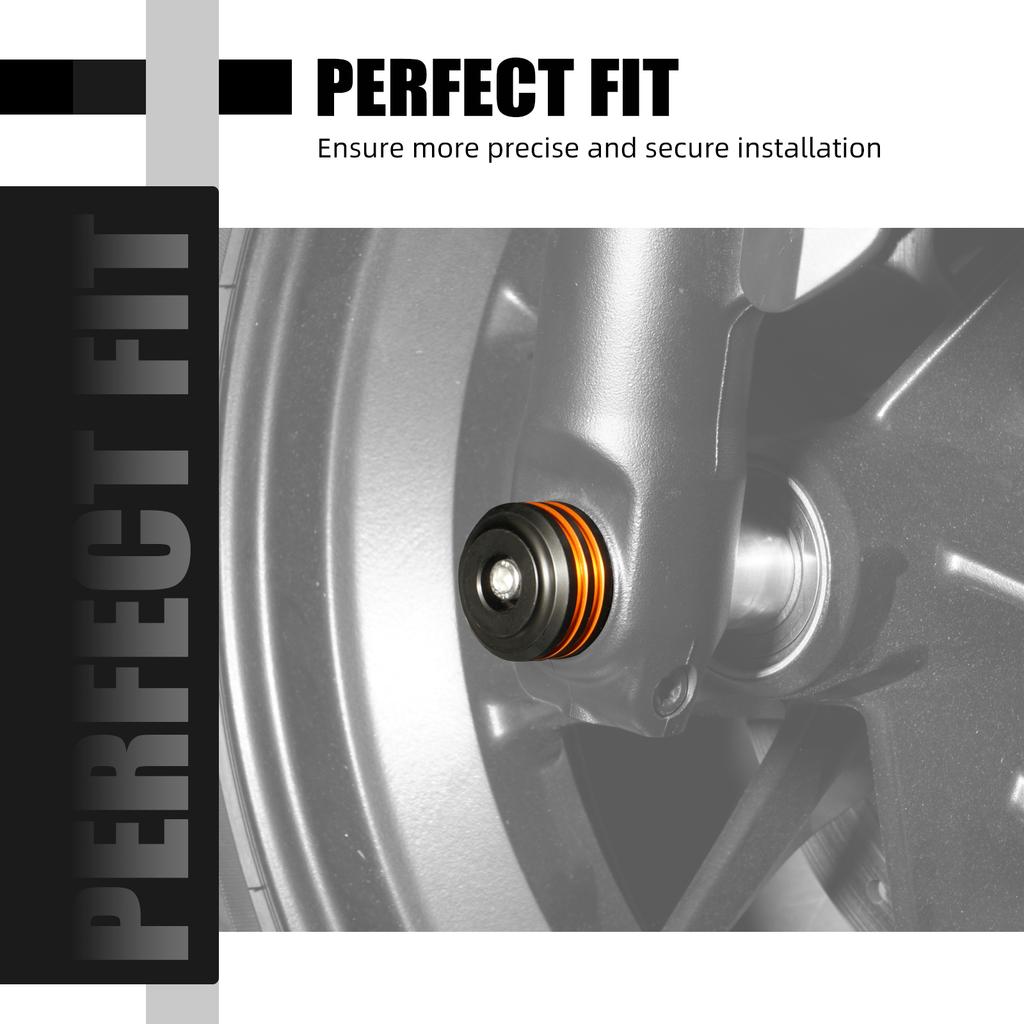 Front Axle Nut Covers For Harley Sportster S RH1250S 2021-2024 Pan America 1250 RA1250 RA1250S 2021-2024 Nightster RH975 22-24