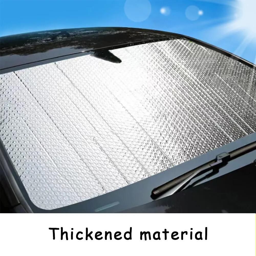 All Season Car Windshield Protector Universal Foldable Front Window Cover Anti Snow Ice Frost UV Sun Shade AccessoryWindshield Sunshades 1