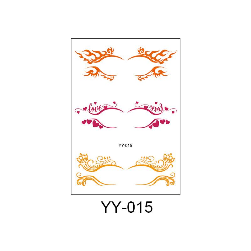 Eyelash tattoo stickers are waterproof and sweat-resistant, disposable and easy to clean, the same type of stickers for lower eyelashes, makeup