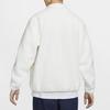 Nike Club Casual Fashion Simple Zipper Long Sleeve Fleece Jacket Men Jackets Sail-White Black FZ0889-133