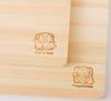 Ikegawa Wood Cutting Made In 42 X 24 X Cm Board, Cypress, Medium, Japan, Natural, Approx. 1.3