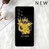Anime Saint Seiya Logo Case For Samsung Galaxy A54 A52 A14 5G A53 A12 A13 A71 A23 A34 A33 A21s Phone Cover