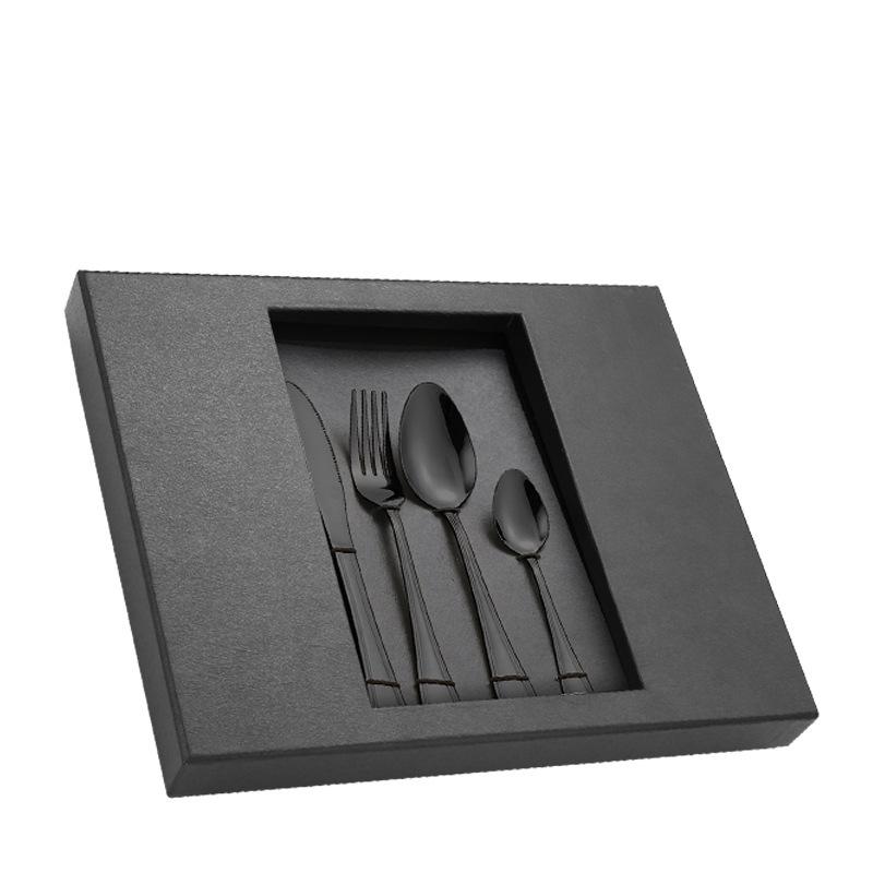 Stainless Steel 24-Piece Cutlery Set for 6 – Includes Knife, Fork, Spoon – Gift Boxed