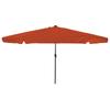 Garden Sun Umbrella Terracotta 395 X 395 X 245 Cm Polyester