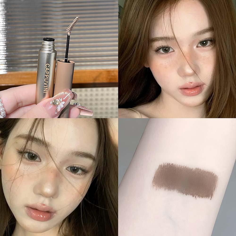 Mist Velvet Eyebrow Dye Cream Long Lasting Pink Brown Eyebrow Mascara Tint Sweatproof Wild Brow Enhancer Cream Cosmetics