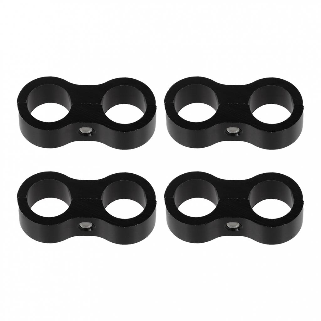 Aluminum AN8 Clamp Fuel Line Clamp Hose Separator Clamp