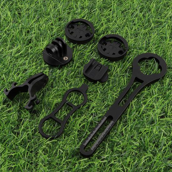 Aluminum Alloy Bike Computer Mount Lightweight Universal MTB Mountain Road Bike Handlebar Computer Action Camera Light Holder Bike Accessories