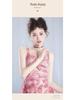 Women's One-Piece Spaghetti Strap Fashion Print Skirt Swimsuit - Conservative Slimming Bodycon Backless Design for Spring Vacation