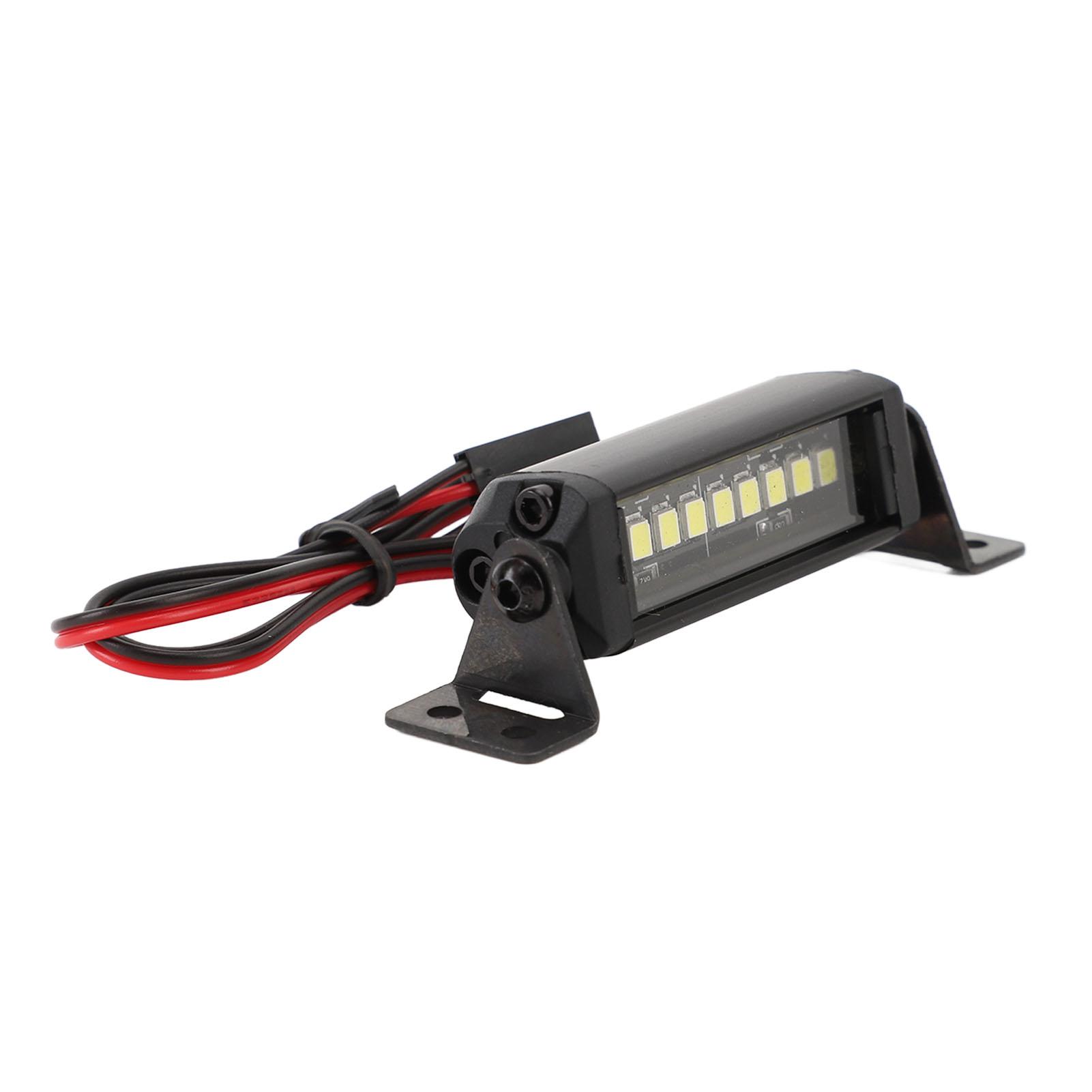 

Light Bar 10 LEDs High Brightness Aluminum Single Row Spotlight Bar for 1/10 RC Crawler Car