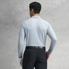 FILA Golf Series Simple Quality Casual Sports Comfortable Knitted Long Sleeve Polo Shirt Men tops Canal-Blue A11M615210FLB