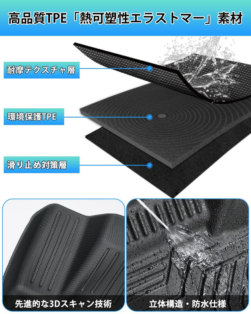 Cartist Compatible with the New Aqua MX Series Floor 3D Car 3D Floor Mats for 3D July 2021 Designed for Vehicles Second Stain TPE Custom Easy