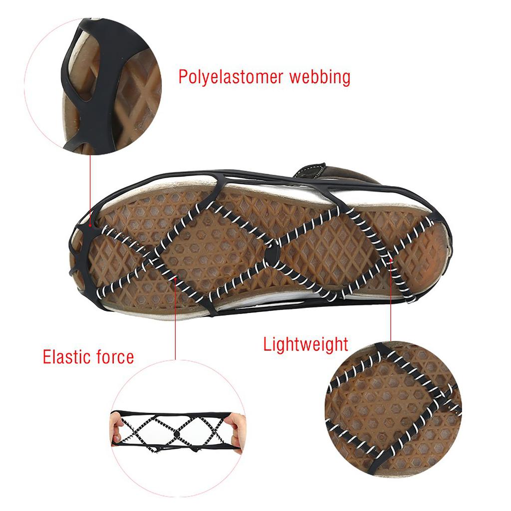 Outdoor Snow Antiskid Spikes Grips Mountain Climbing Footwear Ice Traction Cleats Ice Traction Snow Traction Cleats Snow Spikes