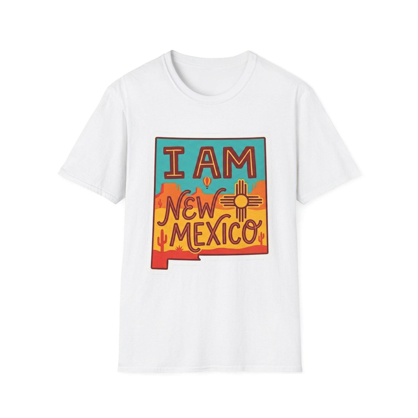 I Am New Mexico T-Shirt | State Pride Desert Zia Design 2XL