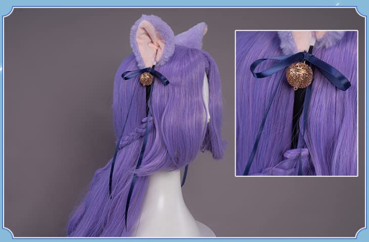 Lavender Keqing Maid Halloween Christmas Size S Costume, Costume, Costume, Women's