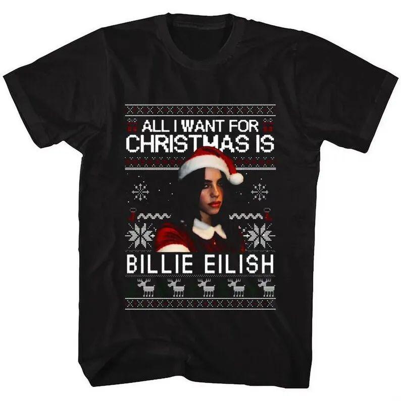 2026 FrühlingSommer Billie Eilish Ocean Eyes T-Shirt Tee Hochwertige Streetwear Weich Klassisch Y2K Stil