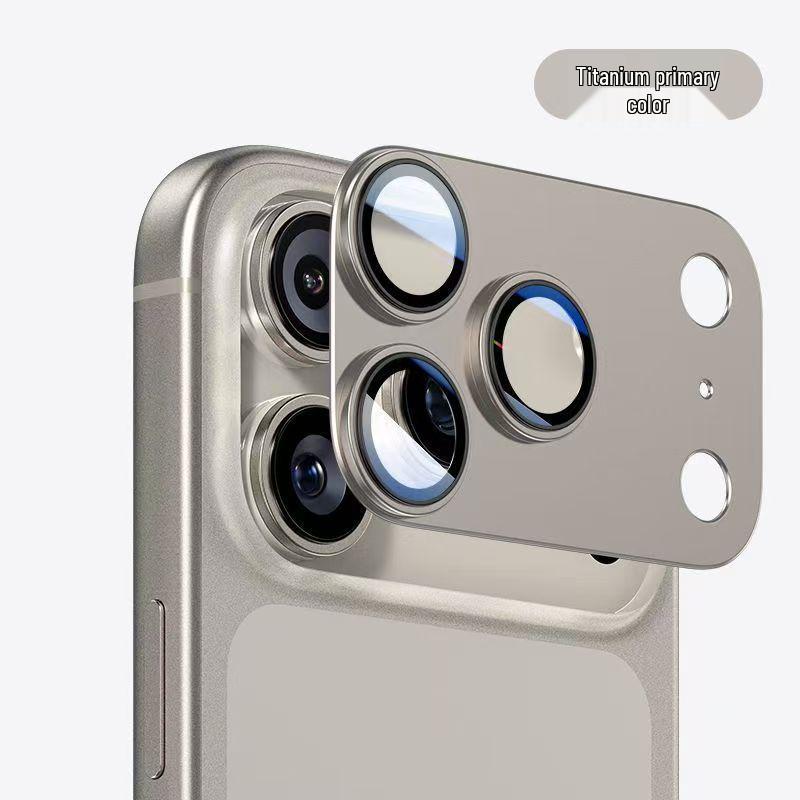 Apple iPhone 17 Pro Max Full Coverage Lens Protector - Metal Anti-Drop Film