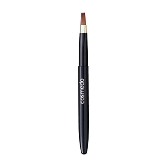 Cosmetics Lip Flat Brush PBT Takumi's Brush, Push-Out Brush, (Horsehair + Bristles) (Push-Out/With Cap) E-10