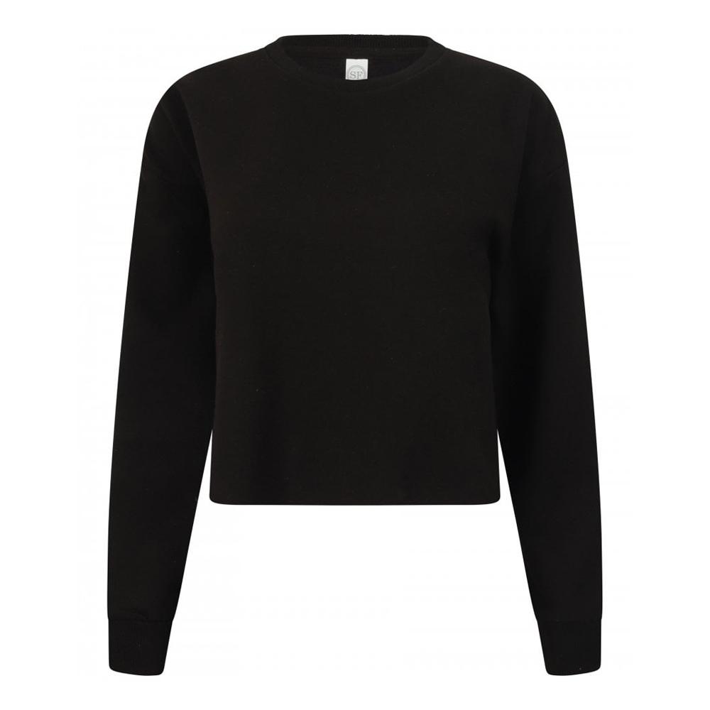 SF Minni Childrens/Kids Slounge Crop Sweatshirt