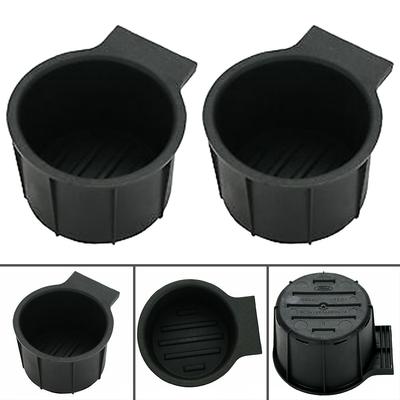 2pcs/set NEW Car Cup Holder Interior Accessories For Ford Super Duty 2011-2016 Insert Console Cup Holder Rubber