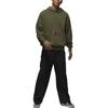Jordan Brooklyn Fleece Hooded Comfortable Pullover Long Sleeve Sweatshirt Men Sweatshirt Olive-Green Coal-Black HV5046222