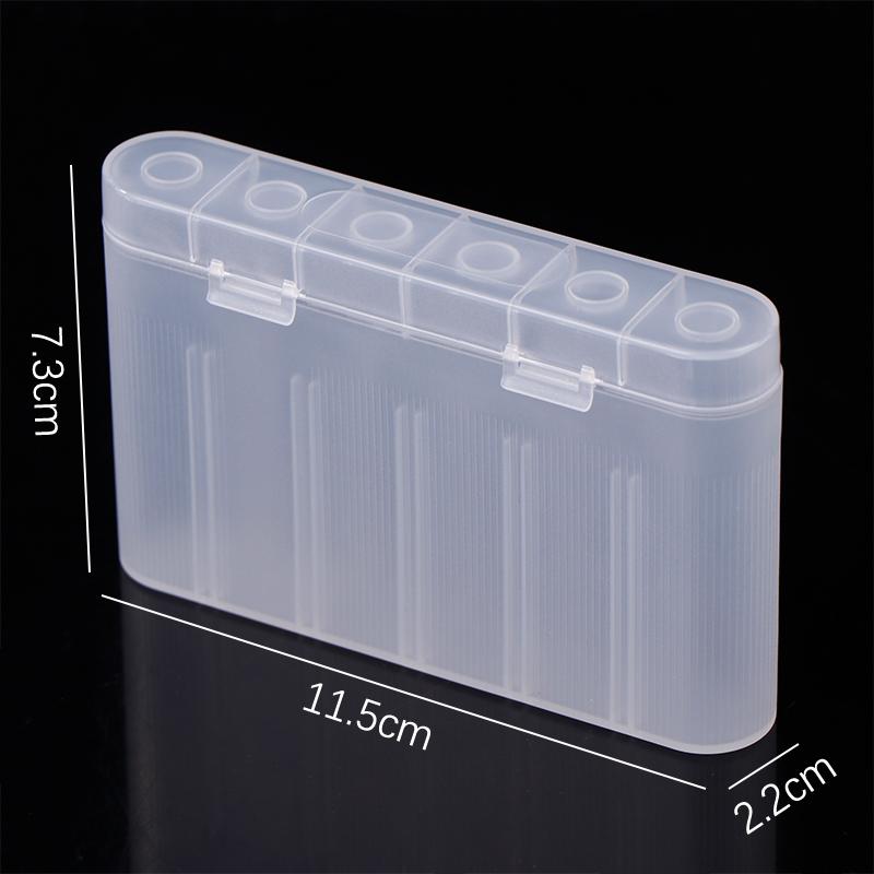 1Pc Diy Accessories 6 Slot Waterproof Storage Box For 18650 Batteries Portable Holder Case Protectors Organiser
