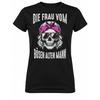Evil Old Woman T-Shirt | Ideal Gift for Trendy Grandmothers, Premium Casual Style, Crew Neck, Slight Stretch Fabric, Regular Fit, Geometric Pattern