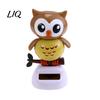 Non-slip Car Decor Funny Solar Dancing Duck Toys, Creative Fun Swinging Bright Color Toy Owl Decorations Desktop Ornaments Interior Shaking Head