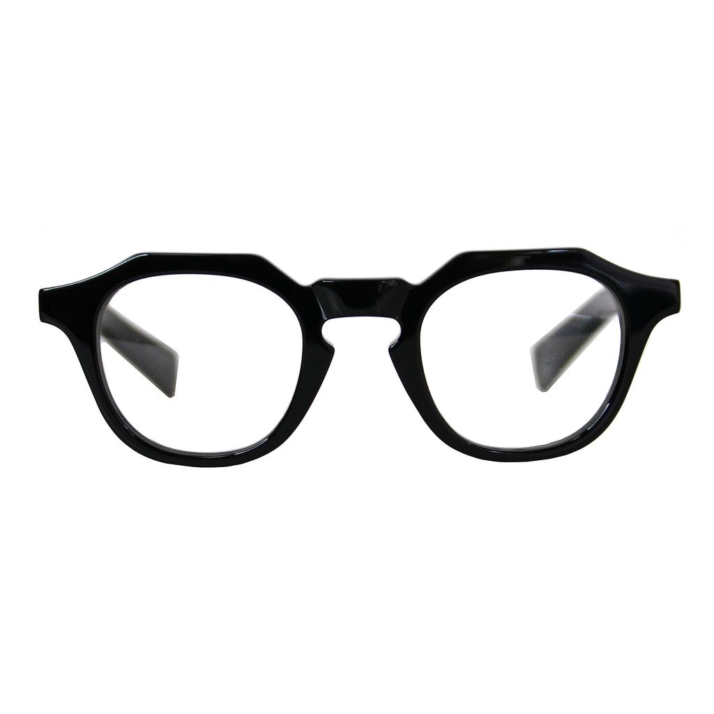 Fujisan Glasses ORIGINAL PROTE Eyeglasses Made in and Crown UV Thick Black Stylish Clear [meSmart] Sunglasses, Japan, Sabae, Men's Women's, Panto,