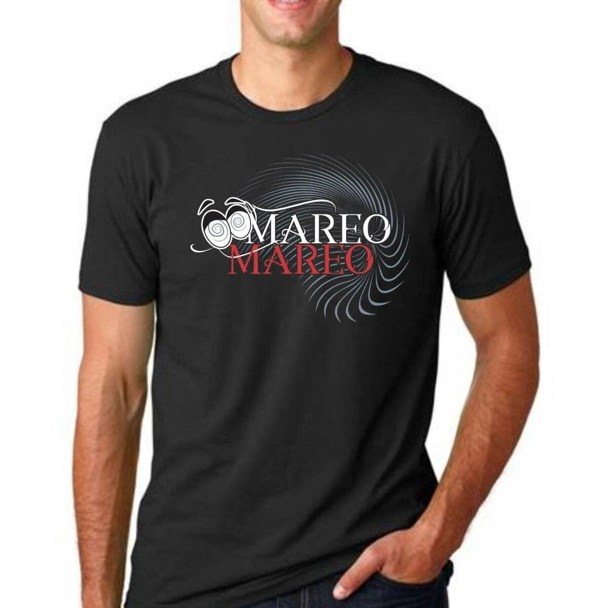 

Высококачественная черная футболка с принтом Mareeo Mareeooo 2XL