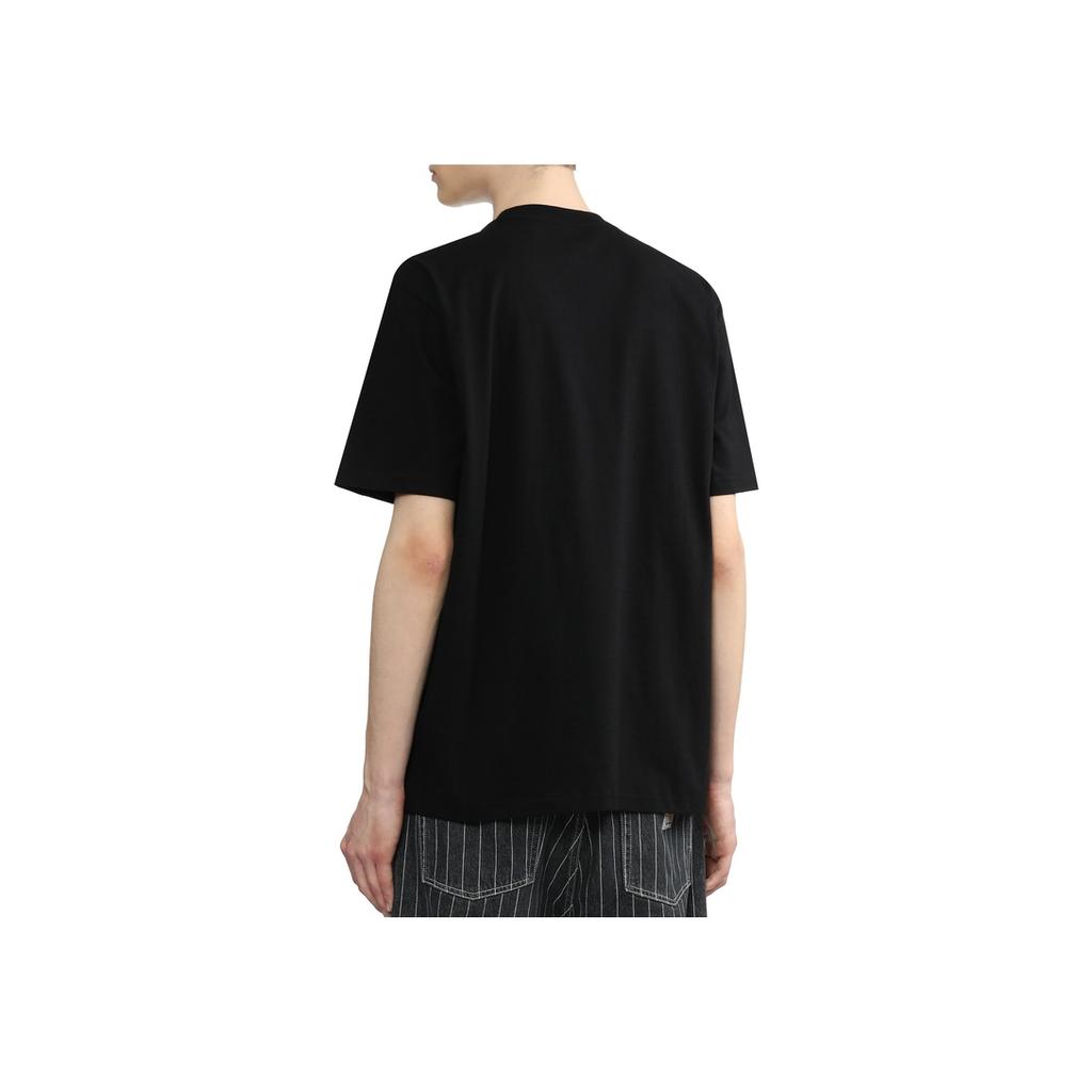 Carhartt WIP Original Thought T-Shirt Cartoon Anime Letter Print Crew Neck Short Sleeve T-Shirt Men Tops Black I032882-89-XX