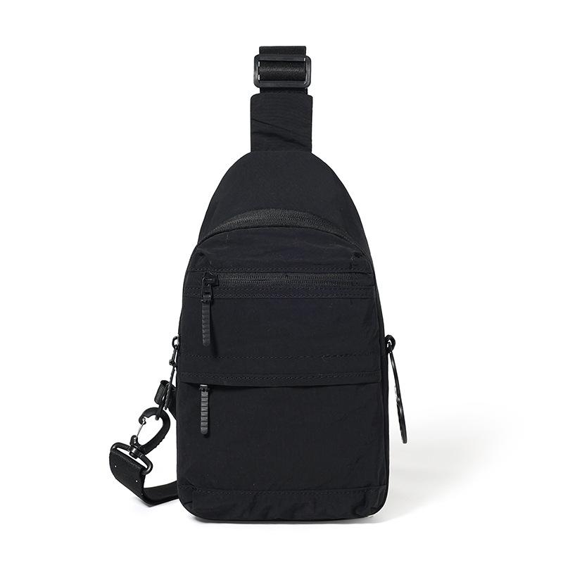 

Lightweight Water-repellent Chest Bag Crossbody Bag Cycling Sports Shoulder Bag чорний