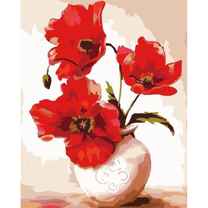 Diamond Painting Flowers Diamond Embroidery Kit For Adults Kids Diamond Mosaic Cross Stitch Decoration 40*50