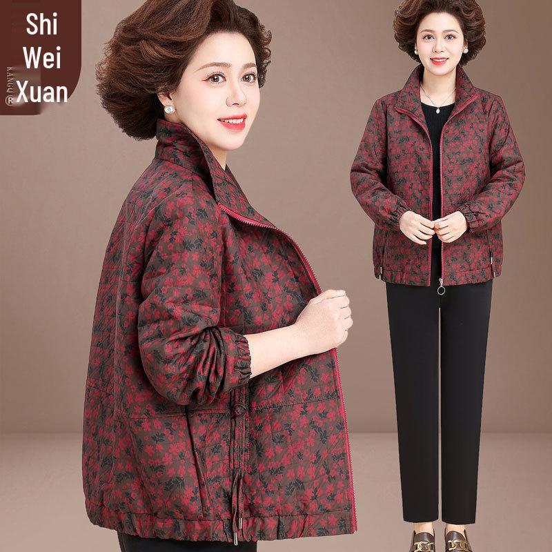 2026 Women's Plus Size Spring Jacket for Middle-Aged & Elderly