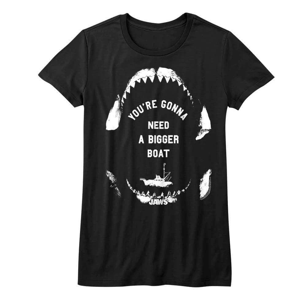 Jaws Shark Teeth POV Women s T Shirt L