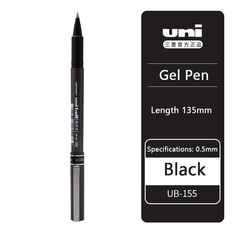 UNI Mitsubishi UB-155/177 Rollerball Pen - 0.5mm/0.7mm Ink Effortless for Smooth Writing in Red,Blue Black Perfect for Students