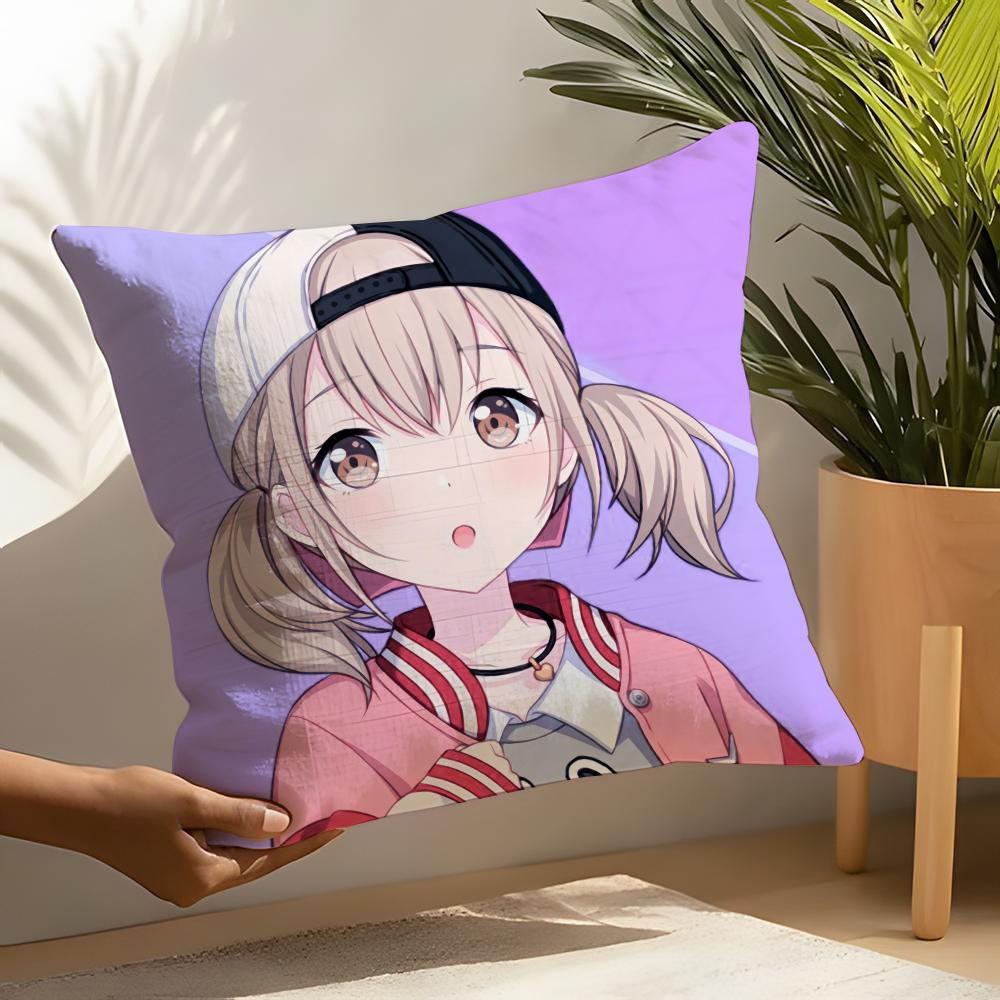 PProject Sekai Anime Young Pillow Case Home Living Room Decoration Linen Pillow Cases Cushion Cover
