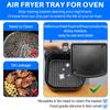 Air Fryer Drip Pan,2 Piece Nonstick Drip Pan,Oven Drip Pan,Air Fryer Replacement Parts,for Chefman Ultrean Aria Emeril