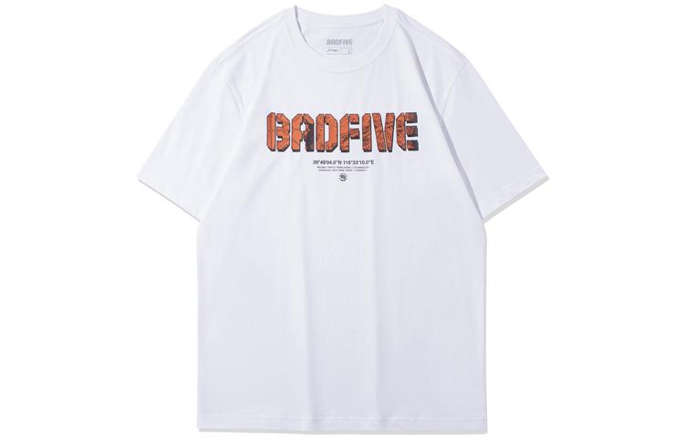 Li Ning BADFIVE T Shirts Men s Crew Neck Moderate Straight Fit AHSR133-4 XL