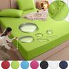 100% Waterproof Mattress Covers Protector Adjustable Non-slip Bed Fitted Sheet With Elastic Band for Queen King 90/120/160/200