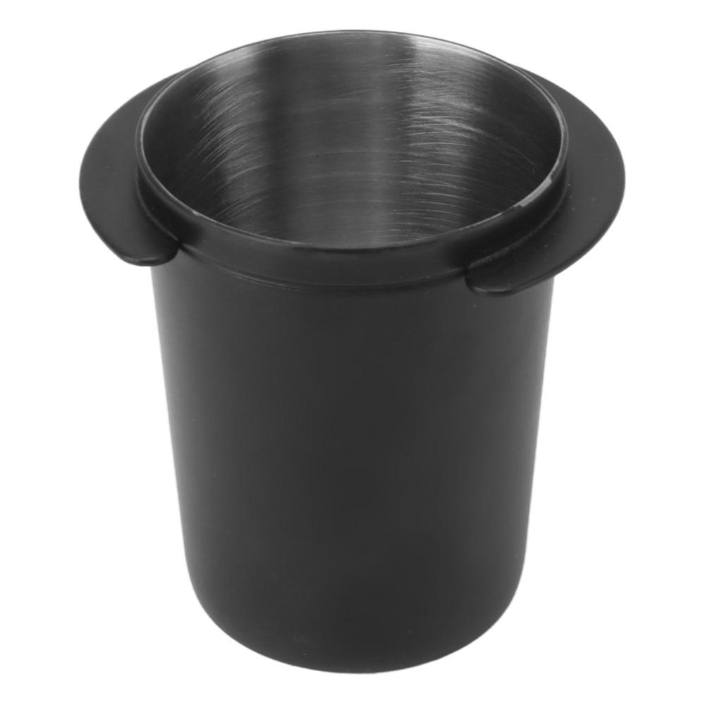 Black Coffee Dosing Cup Stainless Steel Coffee Powder Cup Portable Dosing Cup Tool  Espresso Dosing