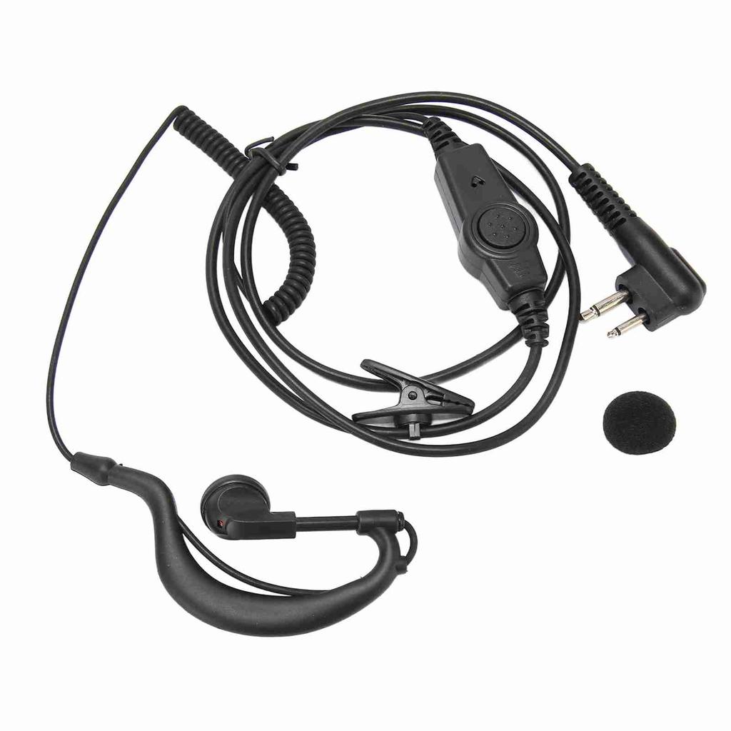 Intercom Earphone M Connector G Shaped Earhook Anti Interference Headphone For Motorola 318