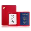 Étui pour passeport en cuir synthétique pour homme et femme, porte-cartes de crédit, porte-cartes de visite, porte-monnaie de voyage