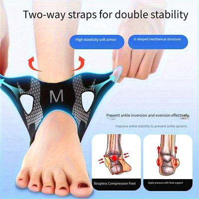Knöchelbandage, Robuste Kompressionspassform, Hohe Elastizität und Weichheit, Ideal für Basketball, Laufen und Fitnesstraining