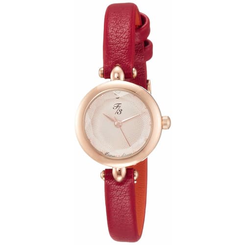 

ALIAS F3 Classic Analog Waterproof Watch with Leather Strap, FP005RD1, Women s, Red