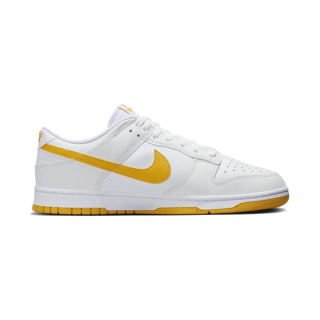 Nike Dunk Low White University Gold Sneakers Skate Shoes DV0831-110