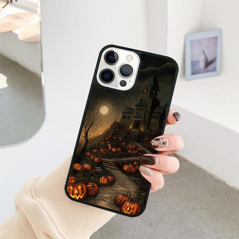 Ghost HALLOWEEN TRICK TREAT SCARY CREEPY Phone Case For iPhone 17 Air 16 15 14 11 12 13 Pro MAX Plus Coque Cover