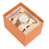 3ks Dámský Hodinky Náramek Set Gillter Elegantní Hypoalergenní Vodotěsné Křemenné Hodinky Náramek Set