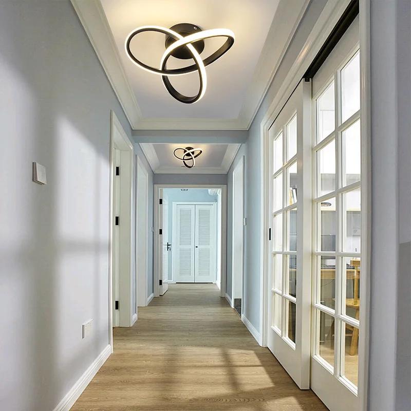 Nordic Aisle Lamps Small Ceiling Light Led Simple Balcony Indoor Lighting Fixtures Kitchen Bedroom Kitchen Surface Ceiling Lamp