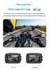 Motorcycle Dual HD1080P DVR: Front & Rear Recording, Waterproof, WiFi-Enabled, GPS Tracking